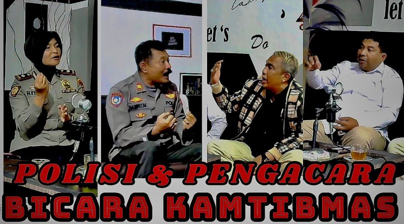 Pokdar Kamtibmas Polresta Bukittinggi Menjadi Narasumber di Talkshow Media Lentera Rakyat Membahas Kamtibmas Kota Bukittinggi